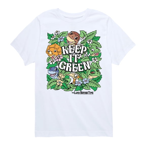 Land Before Time - Keep it Green - Toddler And Youth Short Sleeve Graphic T-Shirt