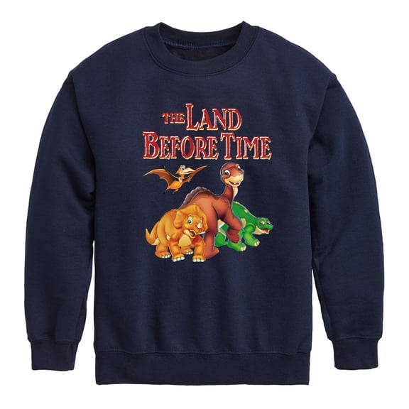 Land Before Time - Land Before Time Group - Toddler And Youth Crewneck Fleece Sweatshirt
