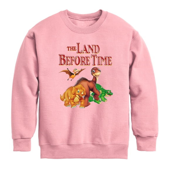 Land Before Time - Land Before Time Group - Toddler And Youth Crewneck Fleece Sweatshirt