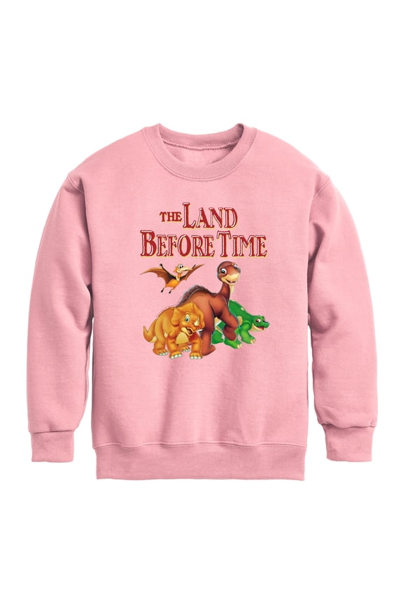 Land Before Time - Graphic Long Sleeve Fleece Sweatshirt