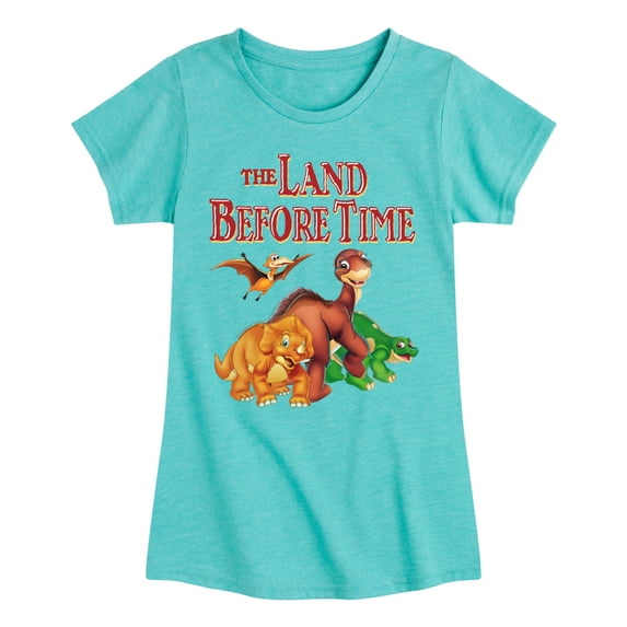 Land Before Time - Land Before Time Group - Toddler And Youth Girls Short Sleeve Graphic T-Shirt