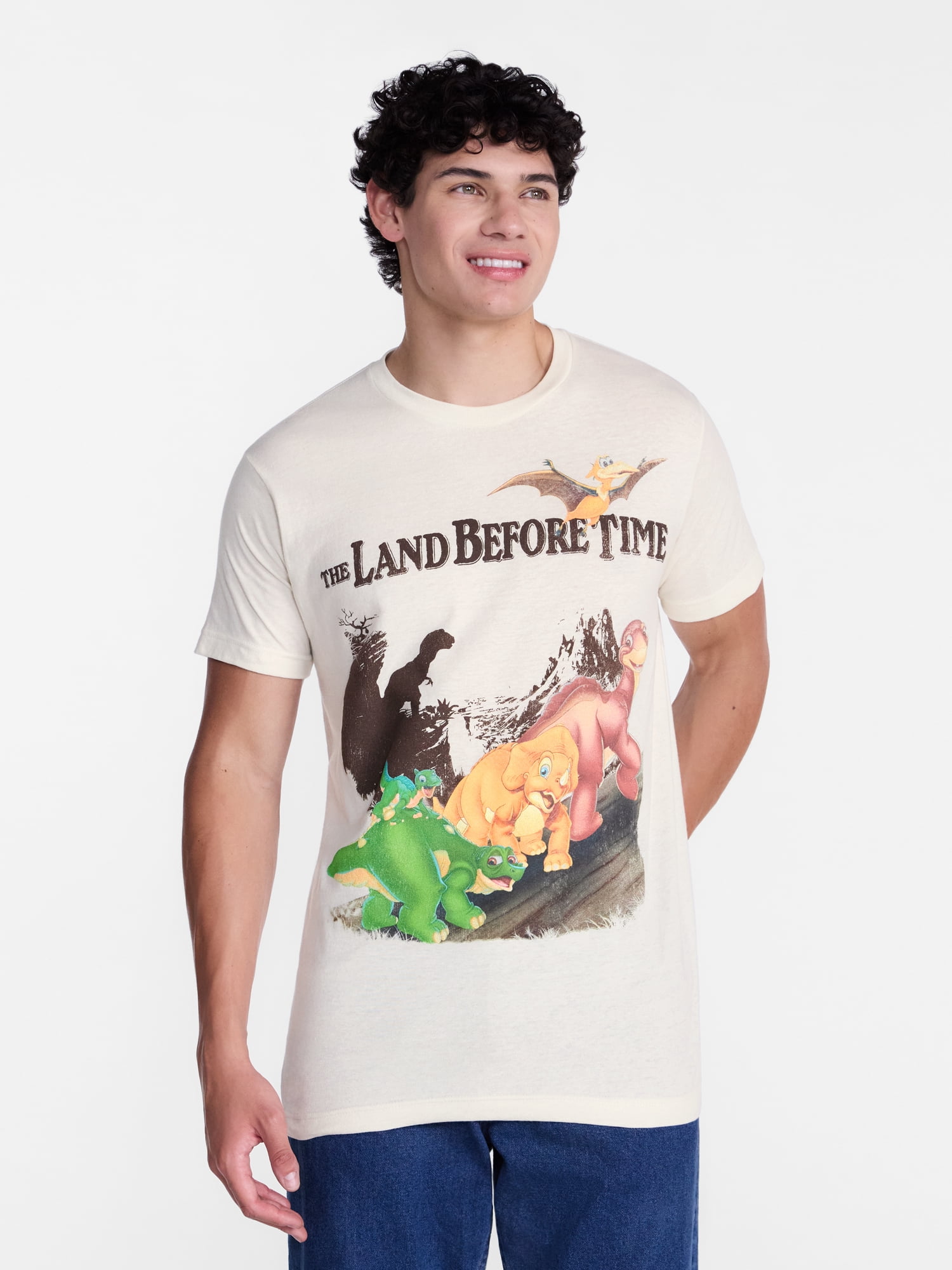 The Land Before Time Men's and Big Men's Graphic Tee with Short Sleeves, Sizes S-3XL