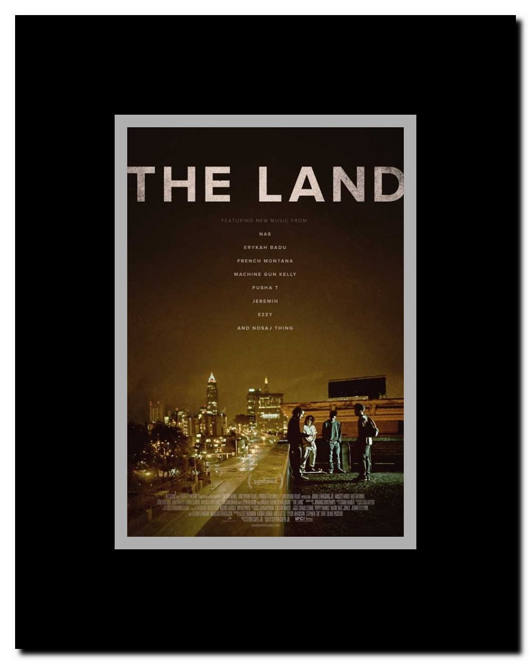 Land Framed Movie Poster