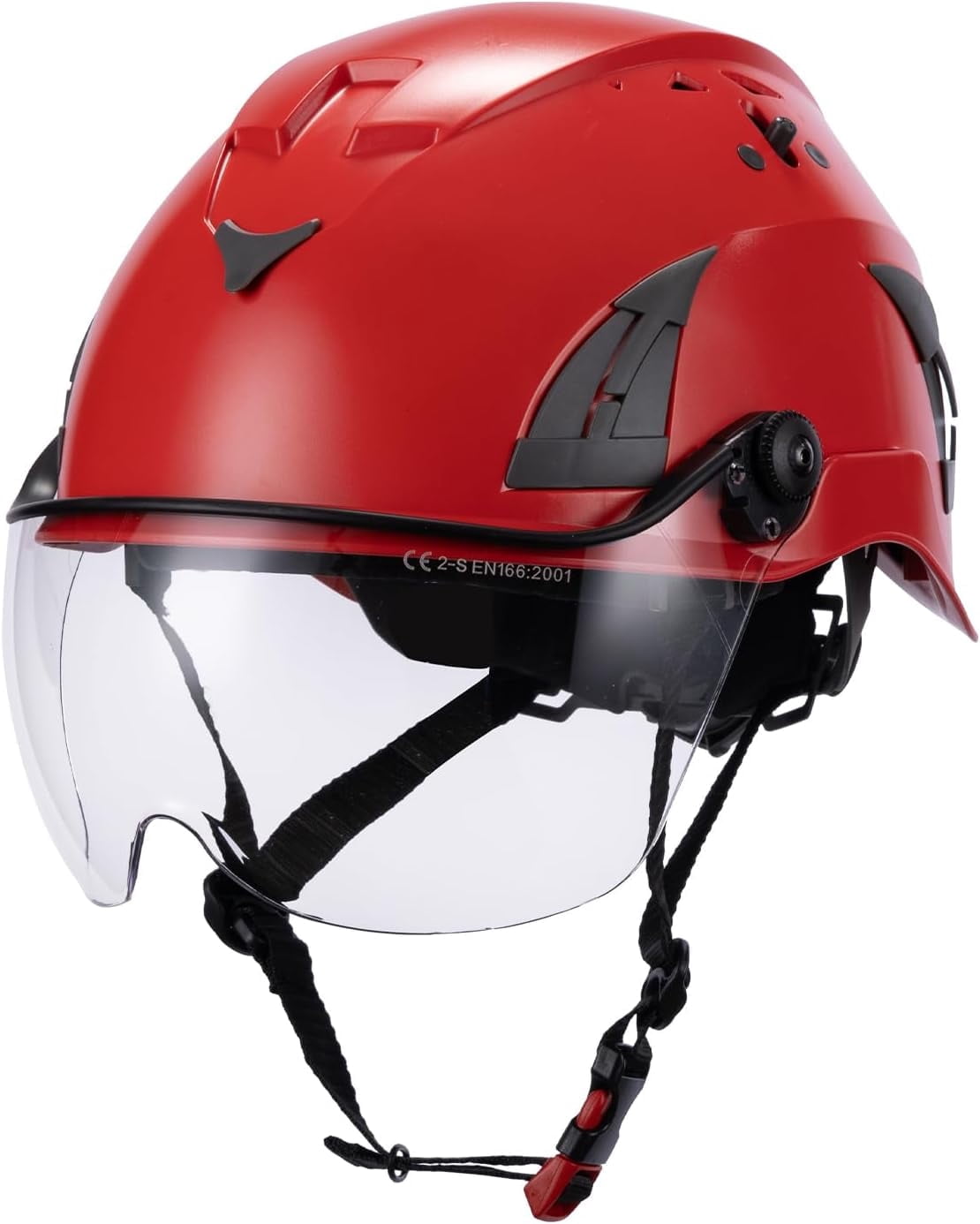 Land Helmets AeroPro Arborist Safety Helmet with Visor – ANSI Z89.1 ...