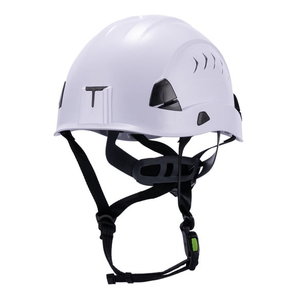 Land Helmets Frontier Type 2 Class C Vented Safety Helmet - ANSI/ISEA Z89.1 Type II OSHA Compliant Hard Hat - White