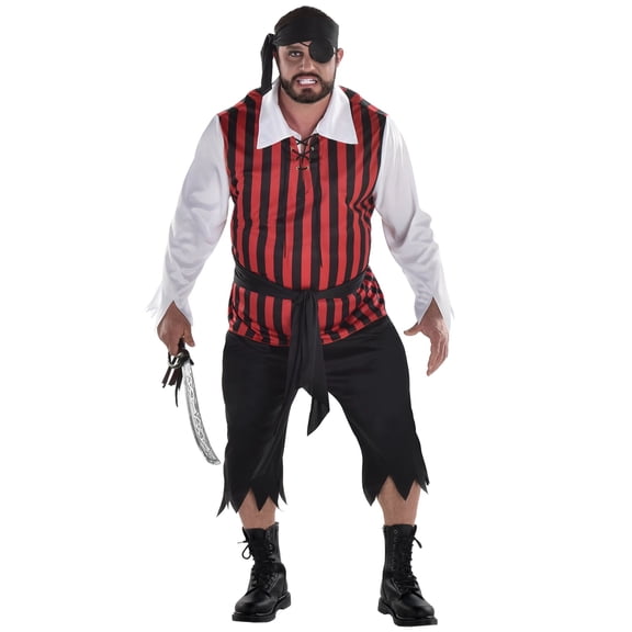 Land Ho! Pirate Costume Men Plus XXL 48-52 2X Suit Yourself