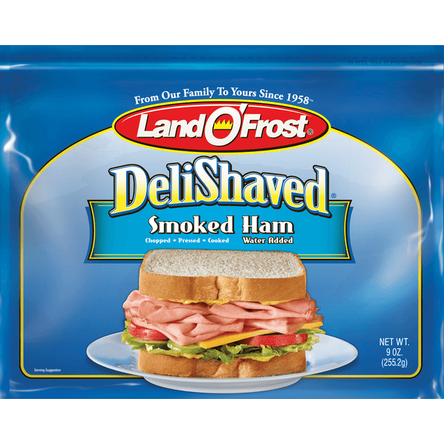 Land O'Frost Deli Shaved Smoked Ham, 12 oz