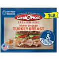 thumbnail image 1 of Land O'Frost Premium Sandwich Sliced Deli Lunch Meat, Honey Smoked Turkey Breast, 1 lb Resealable Pouch, 1 of 17
