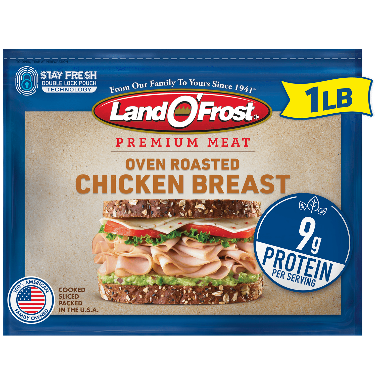 Land O'Frost Premium Sandwich Sliced Fresh Deli Lunch Meat, Oven