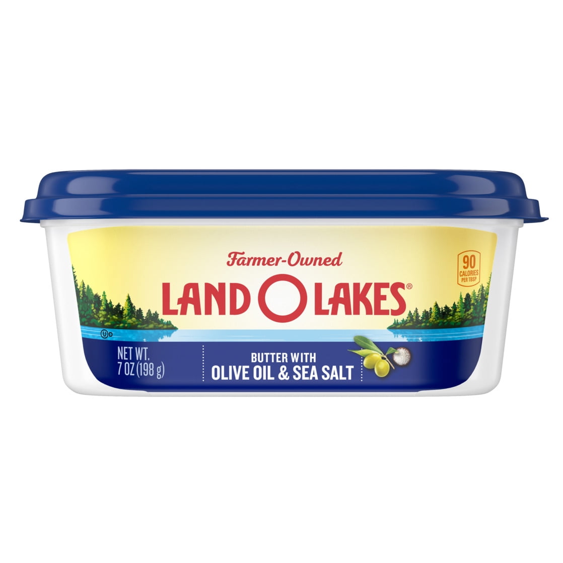 Land O Lakes Butter with Olive Oil & Sea Salt, Spreadable, 7 oz Tub
