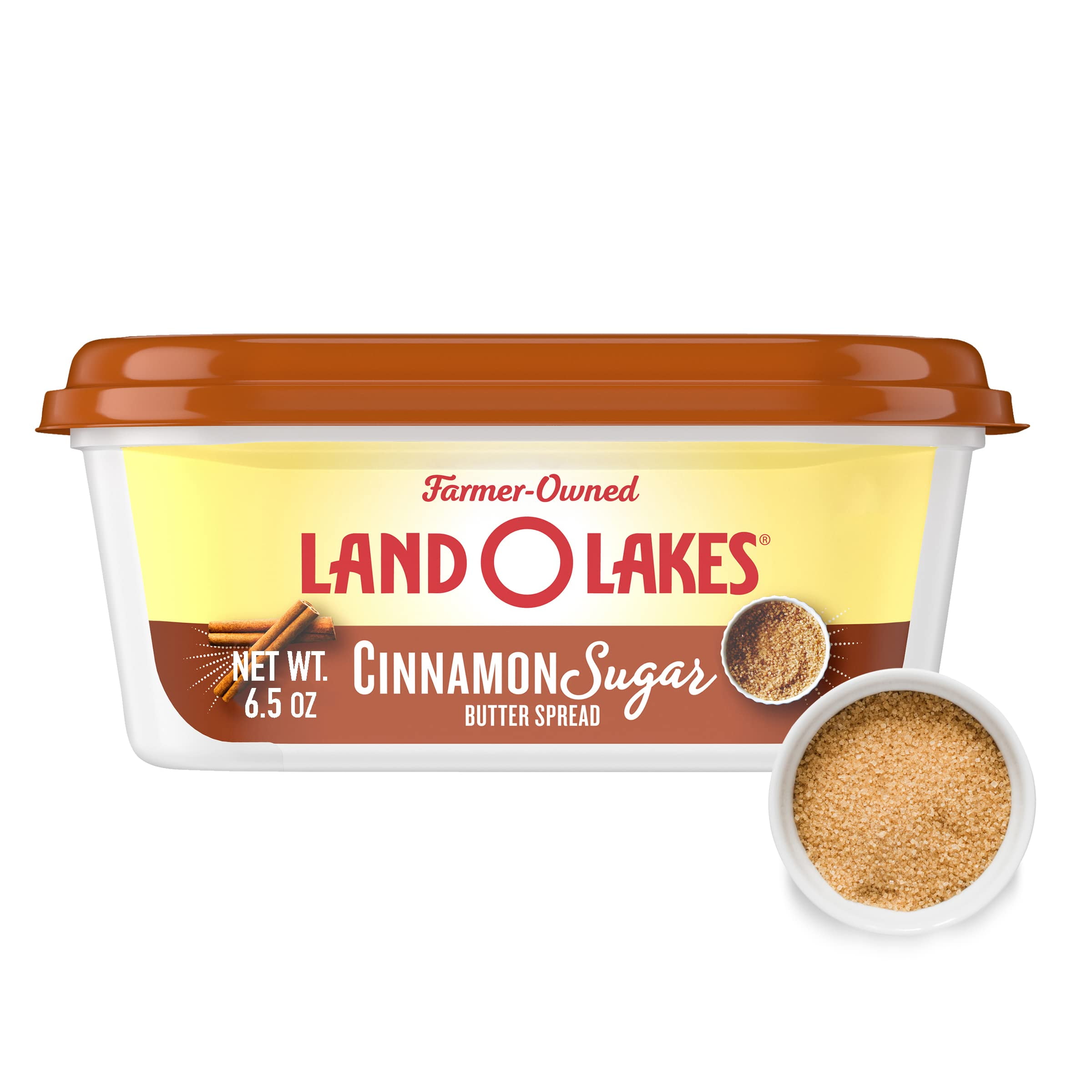 Land O Lakes Cinnamon Sugar Butter Spread, 6.5 Oz Tub