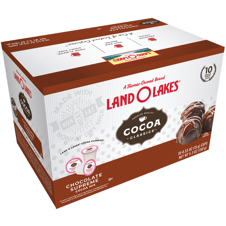 Land O Lakes Instant Hot Cocoa Mix, Chocolate Supreme, Non-Fat