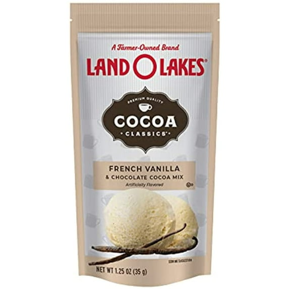 Land O Lakes Cocoa Classics, French Vanilla & Chocolate Hot Cocoa Mix, 1.25-Ounce Packets (Pack Of 36)