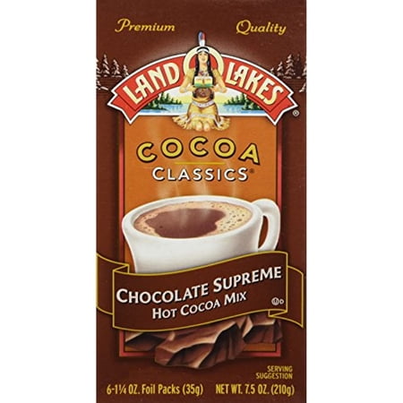 Land O Lakes Cocoa Classics Hot Cocoa Mix Chocolate Supreme - (1 Box/6 Packs)