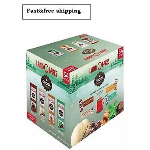 Land O Lakes Cocoa Classics Hot Cocoa Mix Variety Pack 34 pk