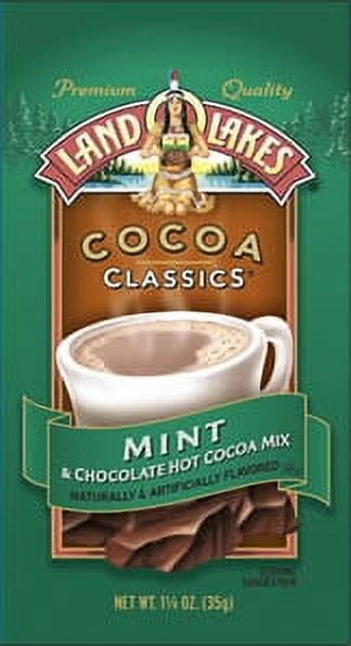Land O Lakes Cocoa Classics, Mint & Chocolate Hot Cocoa Mix, 1.25 oz, 36 Count