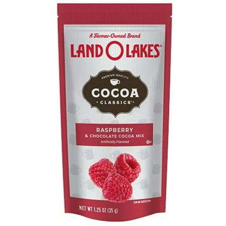 Land O Lakes Cocoa Classics, Raspberry & Chocolate Hot Cocoa Mix, 1.25-Ounce Packets (Pack Of 36)