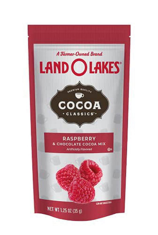 Land O Lakes Cocoa Classics, Raspberry & Chocolate Hot Cocoa Mix, 1.25