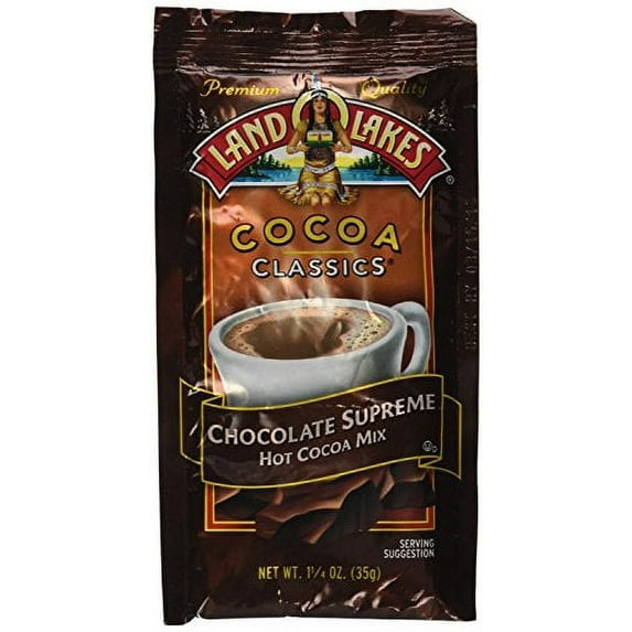 Land O Lakes, Cocoa Mix Classic Chocolate Supreme, 1.25-Ounce (12 Pack)