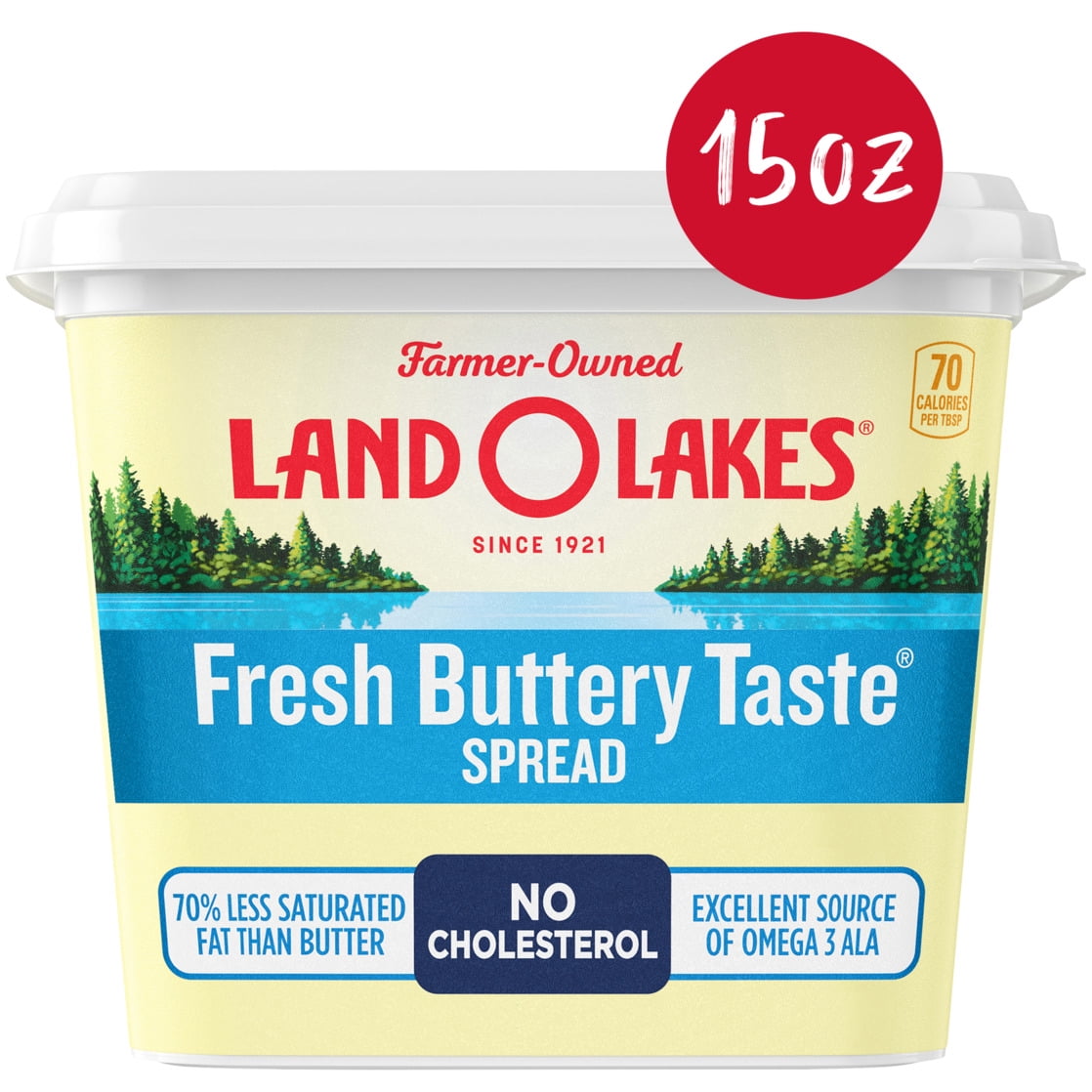 Land O Lakes Fresh Buttery Taste Spread, 15 oz Tub