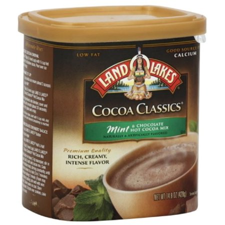 Land O Lakes Hot Cocoa Mix, Mint & Chocolate, 14.8000-Ounces (Pack Of3)