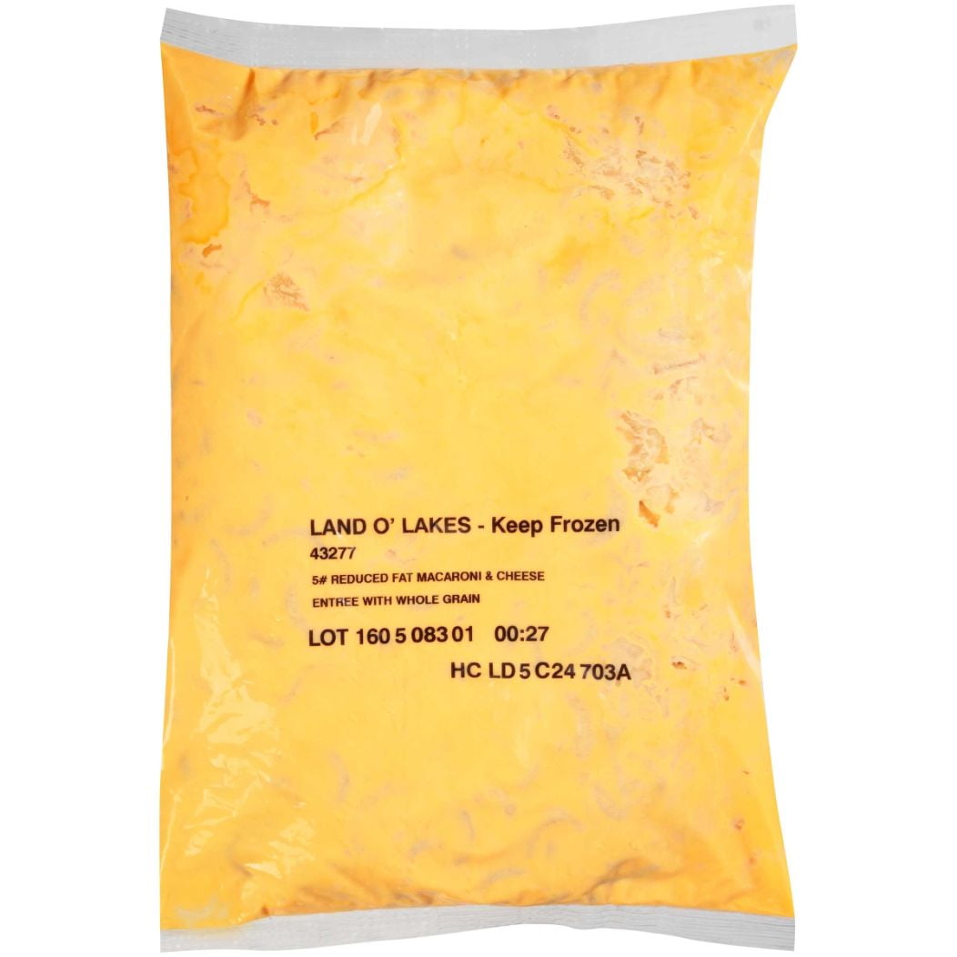 Land O Lakes Macaroni and Cheese with Whole Grain, 5 Pound 6 per case.
