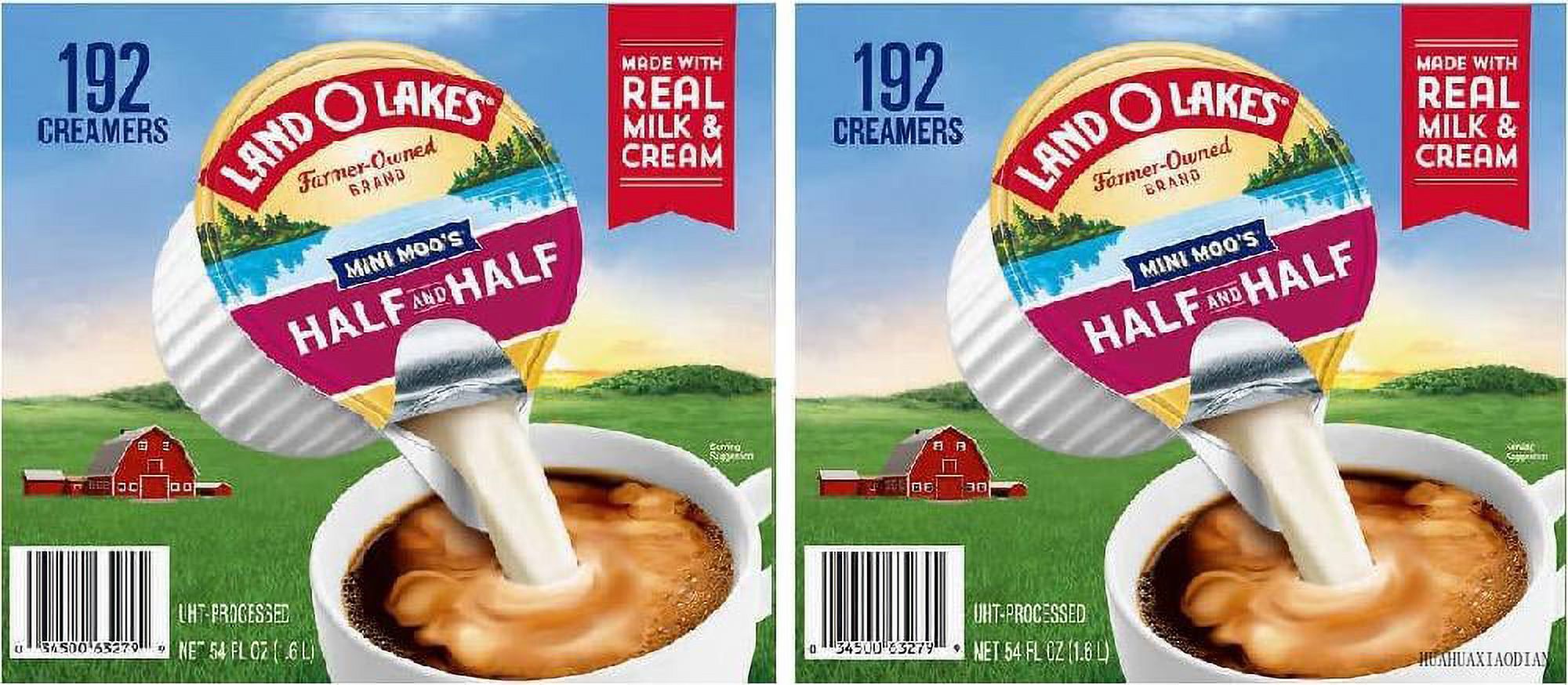 Land O Lakes Mini Moo’S Half & Half Creamer Singles, 192 Count (2 Pack