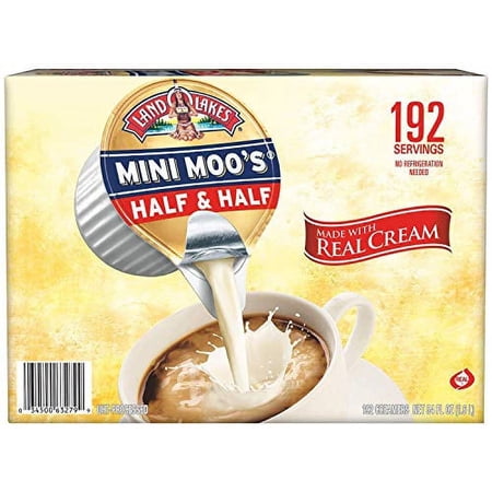Land O Lakes Mini Moo?s Half & Half Creamer Singles, 192 Count