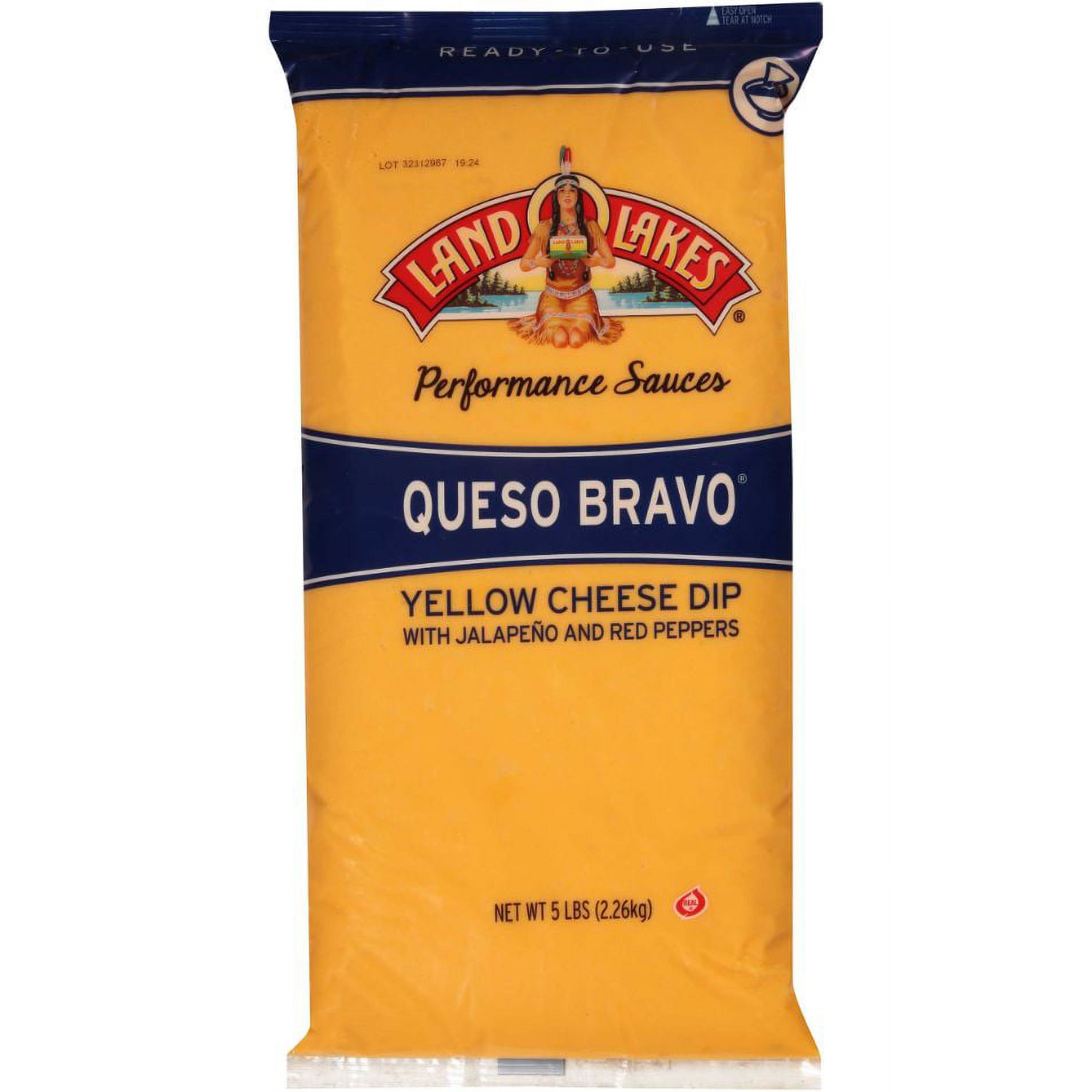 Land O Lakes Queso Bravo Queso Cheese Dip, 5 Pound 6 per case