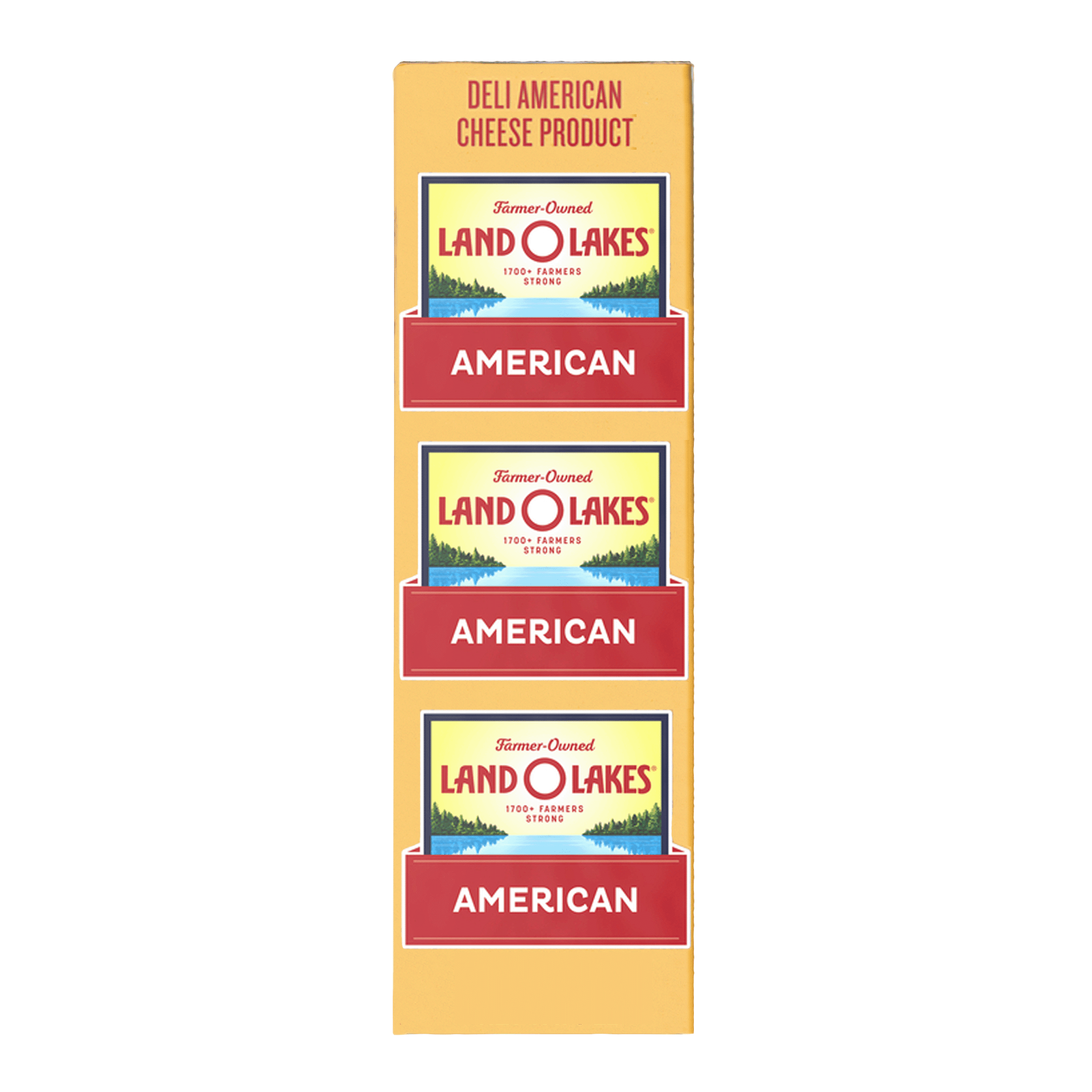 Land O Lakes Refrigerated Yellow Deli American Cheese Product, Sliced to Order (Fresh, Plastic Bag)