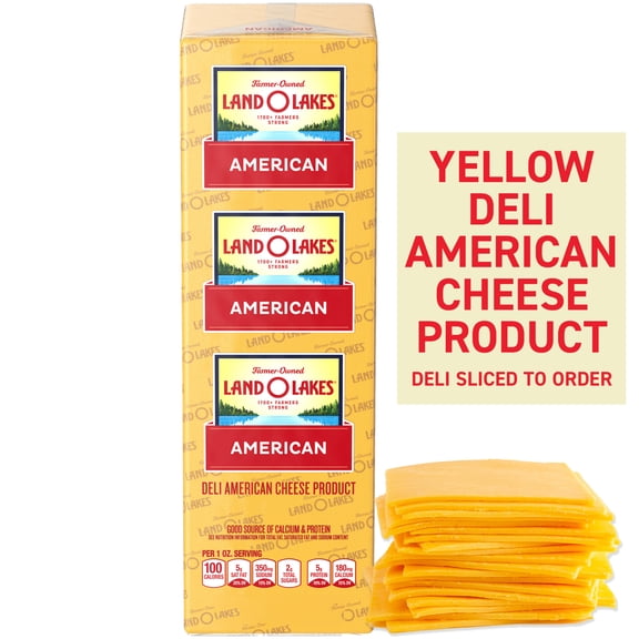 Land O Lakes Yellow Deli American Cheese Product, Deli Sliced to Order
