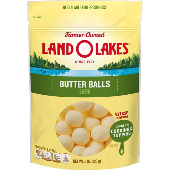 Land O Lakes Salted Butter Balls, 8 oz Bag