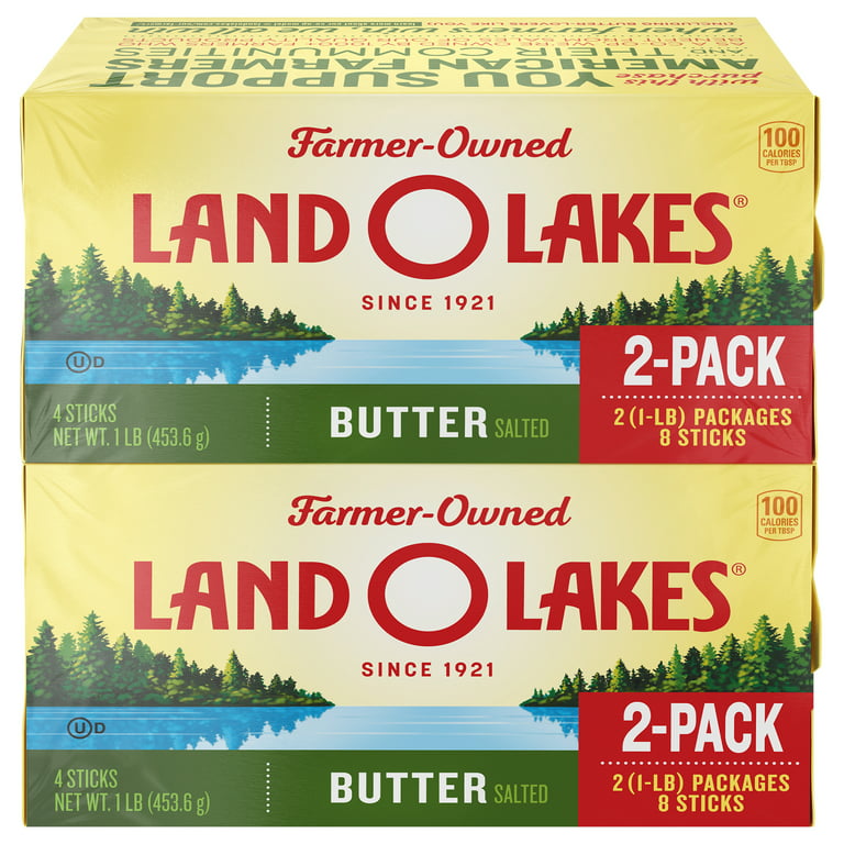 Land O Lakes Salted Stick Butter, 32 oz, 8 Sticks