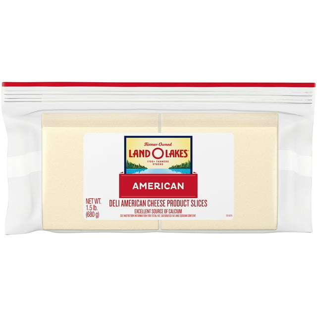 Land O Lakes® Sliced White Deli American Cheese Product, 1.5 lb