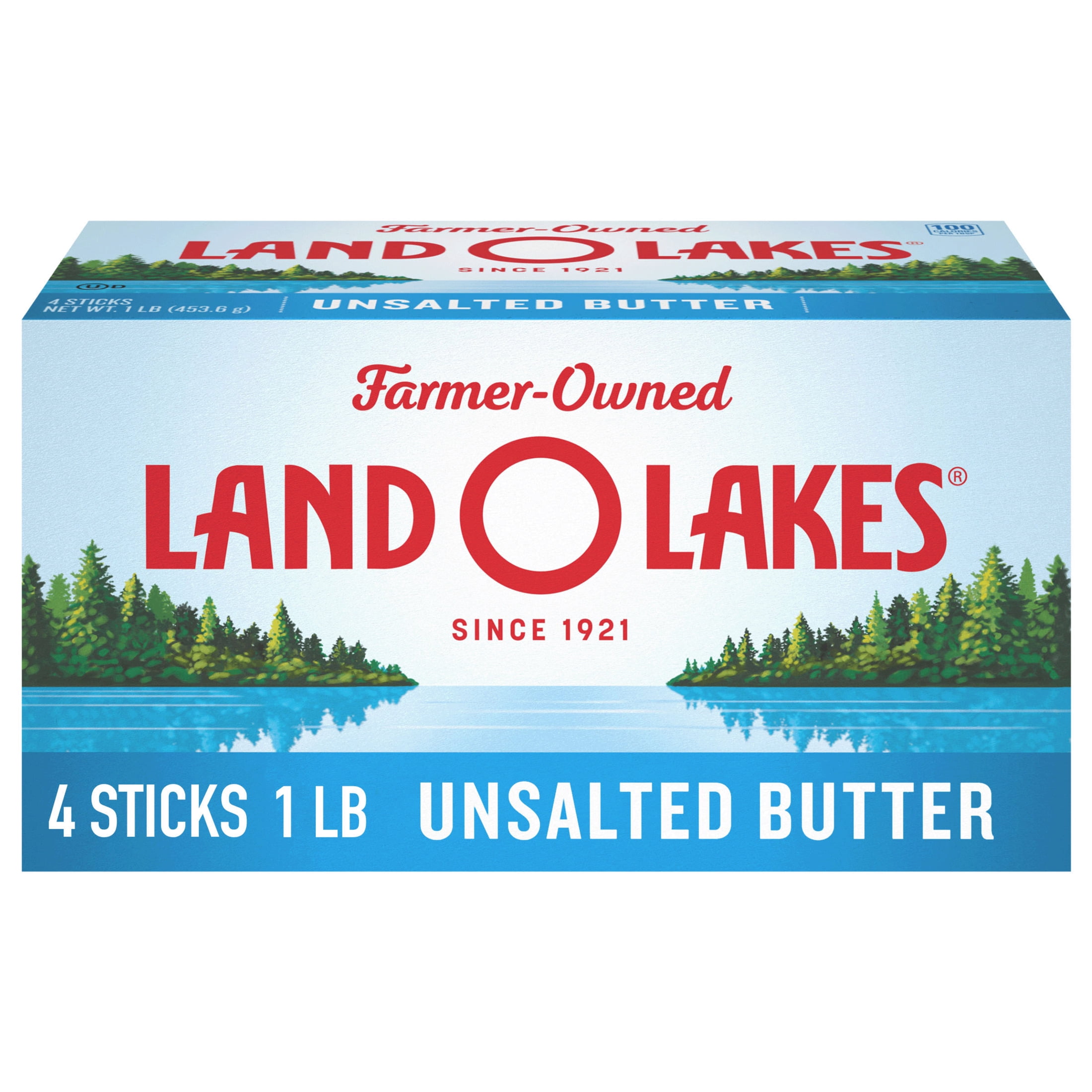 Land O Lakes Unsalted Butter, 4 Sticks, 1 lb Pack