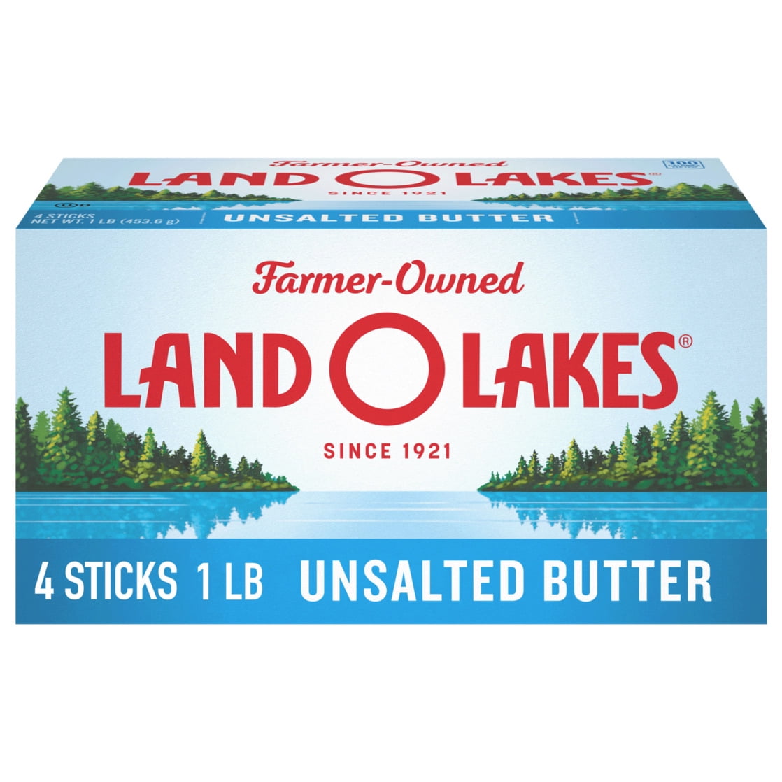 Land O'Lakes Land O Lakes Unsalted Butter, 4 Sticks, 1 lb Pack