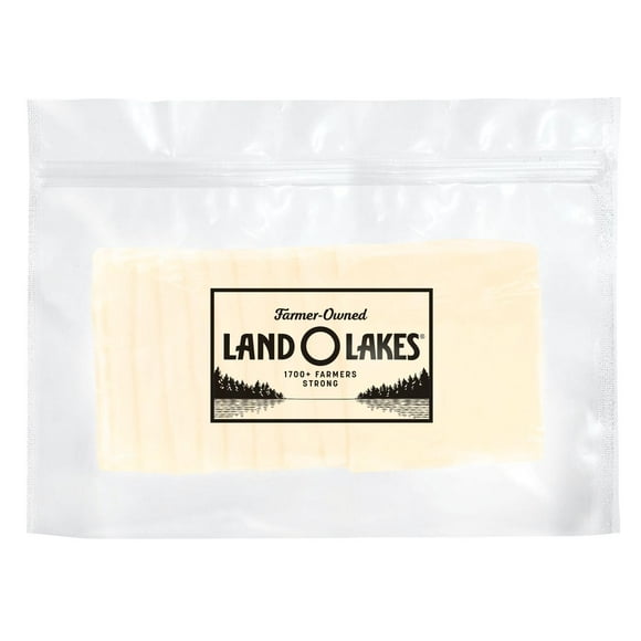 Land O Lakes White American Cheese, Sliced (Fresh, Plastic Bag)