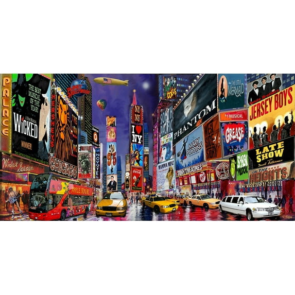Land Of Billboards Times Square - CANVAS OR PRINT WALL ART