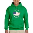 thumbnail image 1 of Land Of Free Home Of Brave Hoodie Men -Image by Shutterstock, Male Small, 1 of 4