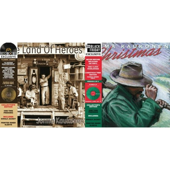 Land Of Heroes (Deluxe/Hazed Gold & Black LP Vinyl) & Christmas (Christmas Tree Edition)