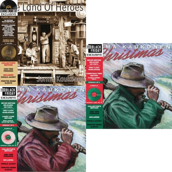 Land Of Heroes (Deluxe/Hazed Gold & Black LP Vinyl) (Rsd) & Christmas (Candy Cane Edition) (Rsd) & Christmas (Christmas Tree Edition) (Rsd)