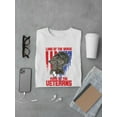 thumbnail image 1 of Land Of The Brave T-shirt Men's -SmartPrintsInk Designs, 1 of 4