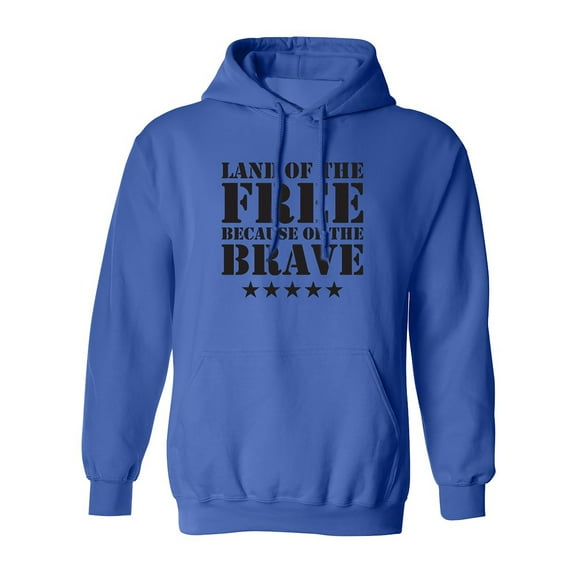 Land Of The Free Adult Hooded Sweatshirt