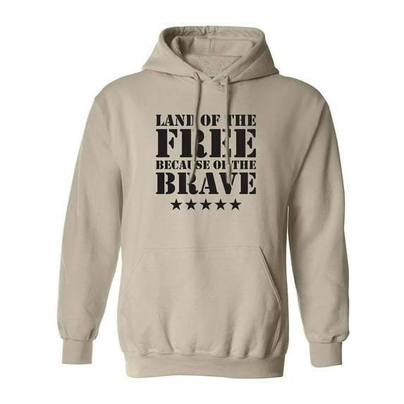 Land Of The Free Adult Hooded Sweatshirt
