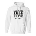 thumbnail image 1 of Land Of The Free Adult Hooded Sweatshirt, 1 of 3