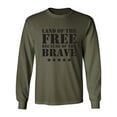 thumbnail image 1 of Land Of The Free Adult Long Sleeve T-shirt, 1 of 3