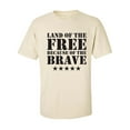 thumbnail image 1 of Land Of The Free Adult Short Sleeve T-shirt, 1 of 4