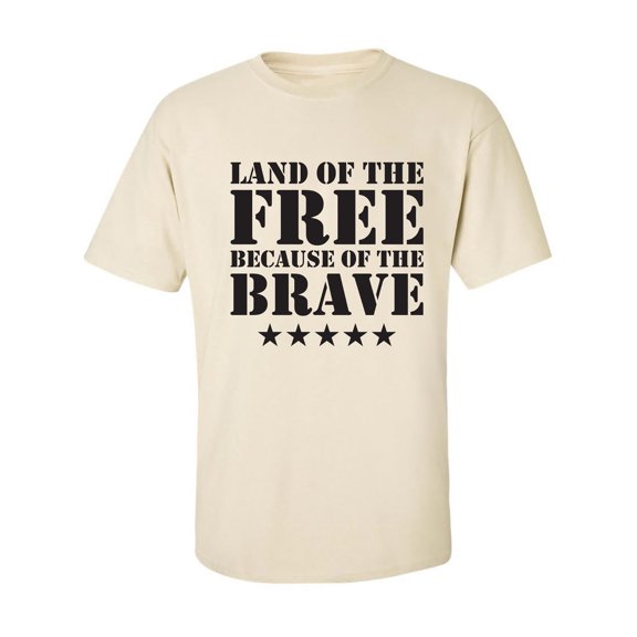 Land Of The Free Adult Short Sleeve T-shirt