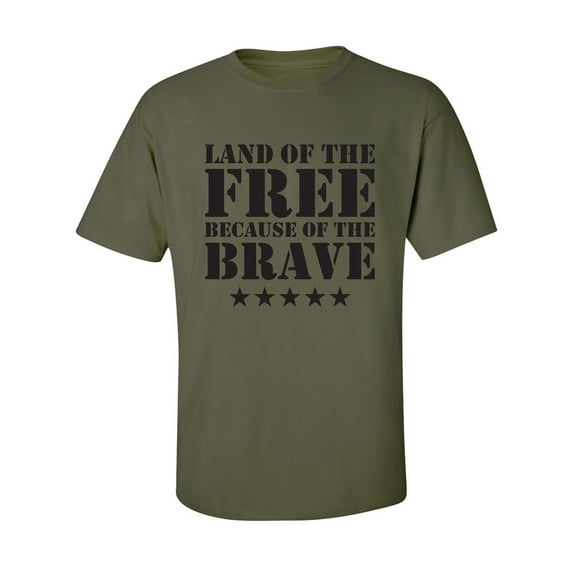 Land Of The Free Adult Short Sleeve T-shirt