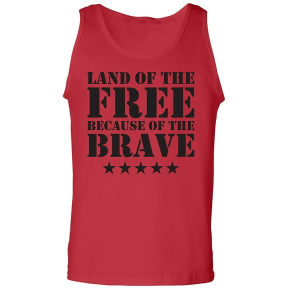 Land Of The Free Adult Tank Top
